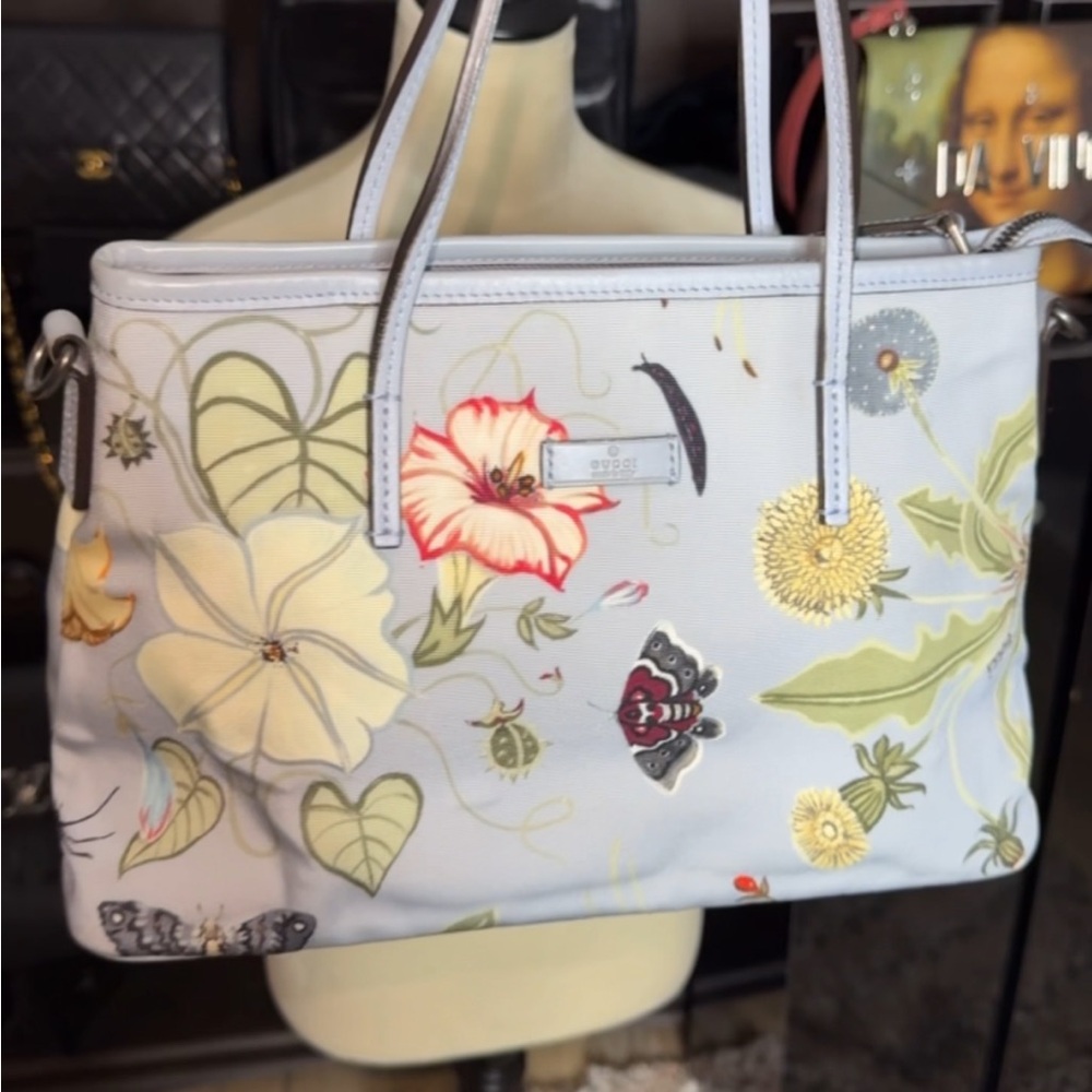 Floral Designer Tote Bag
